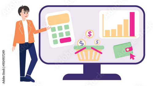Accounting and Financial Administration Concept Illustration