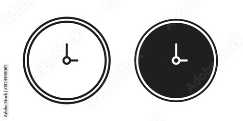 Clock two icon