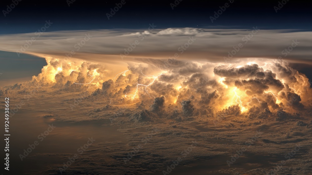 Fototapeta premium Majestic Cumulonimbus Cloud Formation