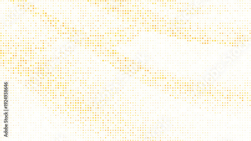 Golden halftone pattern scattered star shapes on white background, Gold star halftone abstract pattern decorative