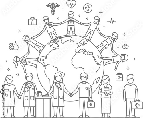Ancient family tree diagram depicting generational lineage and relationships