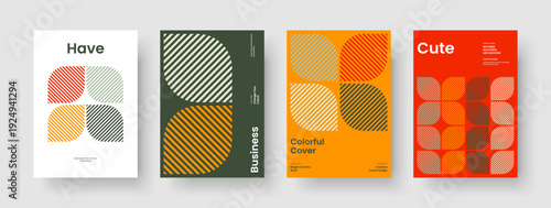 Geometric Book Cover Layout. Modern Brochure Template. Isolated Poster Design. Flyer. Background. Business Presentation. Report. Banner. Journal. Advertising. Catalog. Handbill. Pamphlet. Portfolio