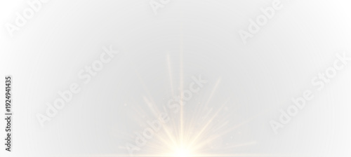 Dynamic golden halo flares with sparkling particles. Radiant overlay enhances luminous energy. Perfect PNG for digital artwork.