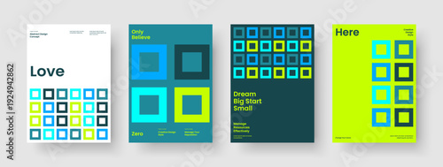 Modern Business Presentation Template. Geometric Report Design. Abstract Background Layout. Poster. Flyer. Brochure. Book Cover. Banner. Magazine. Handbill. Journal. Portfolio. Notebook