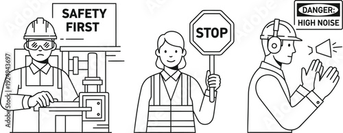 Promoting safety and stopping hazards in a workplace environment