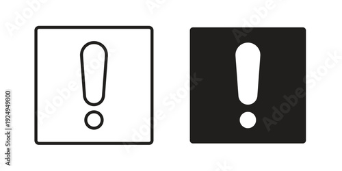 Exclamation interface icon