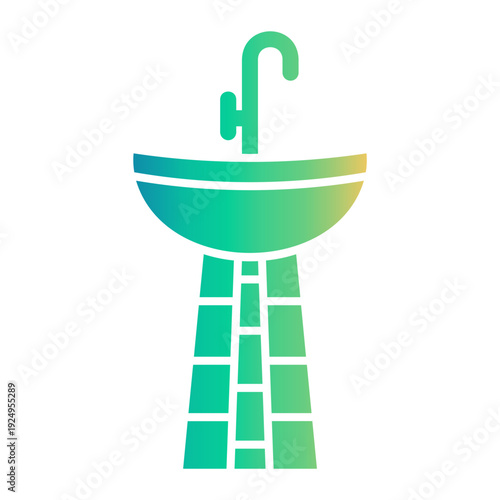 washbasin Gradient icon