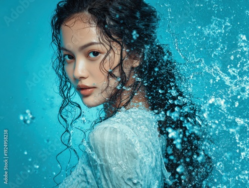 Emerald Water Portrait