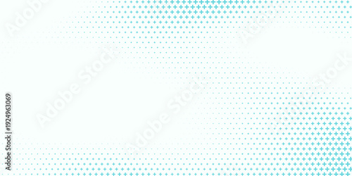 Medical healthcare seamless background. Green blue cross pattern. Repeating plus symbol wallpaper. Vector hospital pattern. Tech backdrop for presentation, banner, booklet, brochure, leaflet, poster