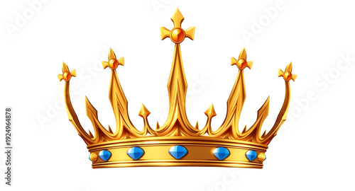 authority, crown, king, royal, golden, gold, luxury, regal, royalty, monarchy, imperial, jewel, gemstone, diamond, emerald, ruby, sapphire, ornate, ornament, elegant, majestic, symbol, power, prestige