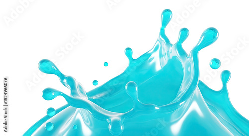 Blue Water Splash