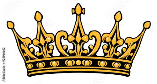 king, crown, royal, golden, gold, luxury, regal, royalty, monarchy, imperial, jewel, gemstone, diamond, ruby, sapphire, emerald, ornament, ornate, elegant, majestic, symbol, power, authority, prestige