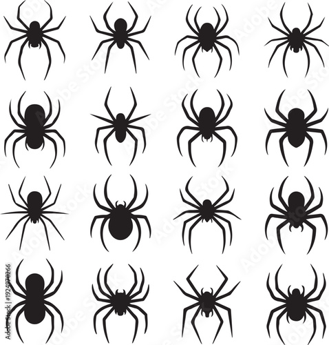 spider silhouettes
