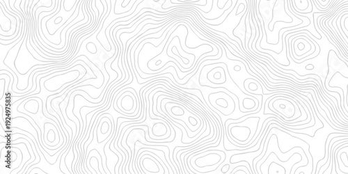 Abstract pattern with lines topographic map background. Topography and geography map grid abstract backdrop. Topographic cartography. Topographic Map. Topographic Relief.