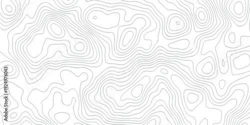 Abstract pattern with lines topographic map background. Topography and geography map grid abstract backdrop. Topographic cartography. Topographic Map. Topographic Relief.