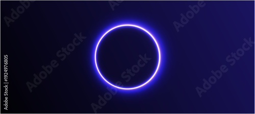 Abstract 3d sphere of purple and blue neon gradient particle waves. Neon futuristic 3d sphere of blue and purple glowing digital waves and particles.