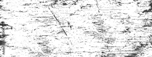 Black and White Distressed Grunge Texture Overlay Background Vector
