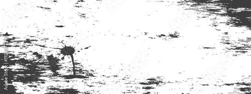 Distressed Grunge Texture with Ink Splatter and Rough Surface Overlay