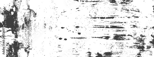 Distressed Black and White Grunge Texture Overlay Rough Surface Background with Scratches and Ink Splatter Effect
