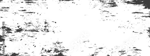 Black and White Distressed Grunge Texture Overlay Abstract Background Element