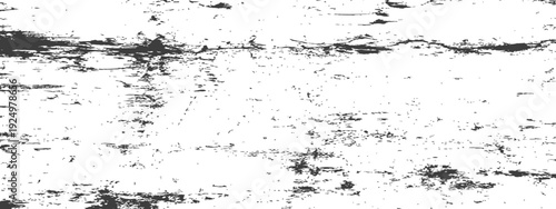 Grunge Distressed Wood Scratch Texture Background Overlay in Black and White