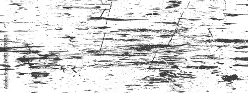 Distressed Wood Grunge Overlay Texture Black and White