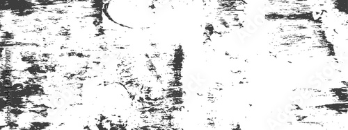 Abstract Distressed Grunge Texture Overlay Background in Black and White Monochrome Style
