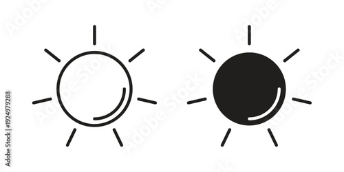 Sun icon