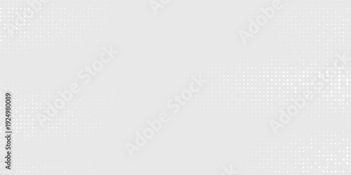 Simple dot white gray wave light technology texture background. Abstract big data digital concept vector