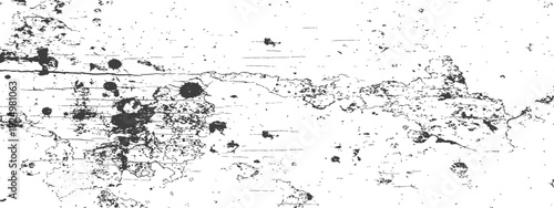 Black and White Grunge Distress Texture Overlay Abstract Vintage Rough Surface Background