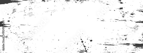 Wallpaper Mural Grungy black and white distressed texture background with ink splatters brush strokes and halftone dots Torontodigital.ca