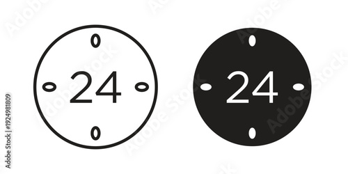 Time twenty four icon
