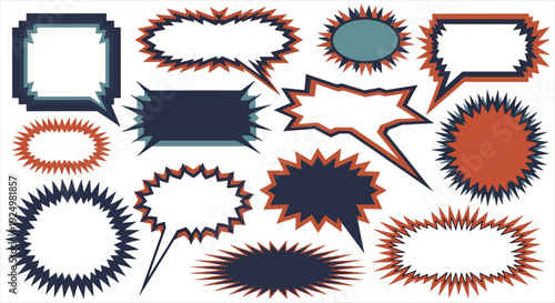 Decorative Frame and Banner Elements Collection – Elegant Vintage and Modern Design Set