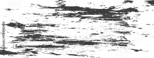 Abstract Black and White Grunge Texture Overlay distressed background with rough scratched brush strokes and weathered effect