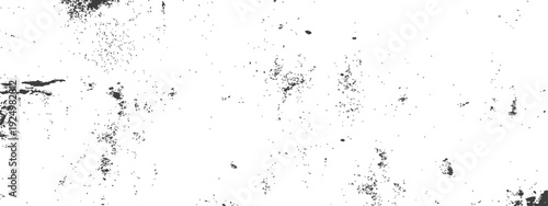 Distressed Grunge Texture Overlay Black and White Vector Background for Graphic Design