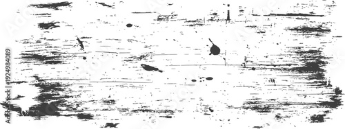 Distressed Grunge Texture Overlay Black and White Rough Surface Scratches and Stains Vintage Vector Background