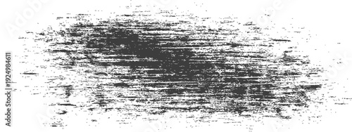 Distressed Grunge Scratch Texture Overlay Element in Dark Gray on White