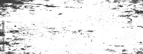 Distressed black and white grunge texture overlay background