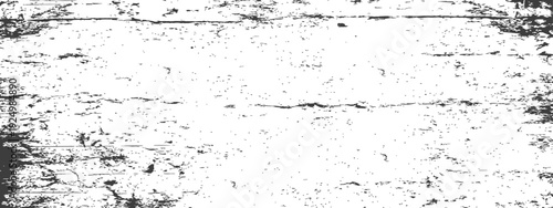 Distressed Grunge Texture Black and White Overlay Background
