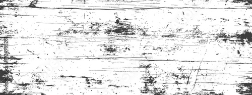 Distressed Grunge Wood Grain Texture Overlay Black and White