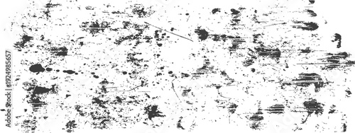 Grunge Texture Overlay with Scratches and Ink Splatters