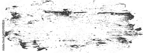 Distressed Grunge Texture Overlay Element Black and White Vector