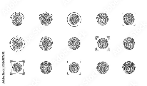 People group size icons small medium large team symbol set vector illustration