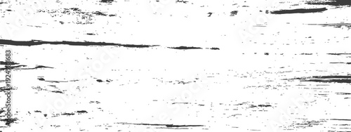 Distressed Grunge Texture Background Vector Rough Worn Black and White Surface Overlay