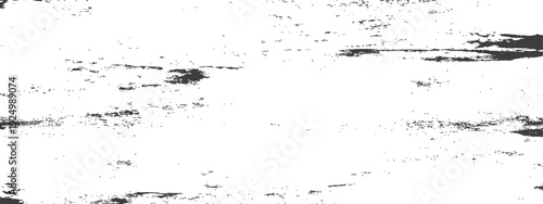 Distressed Grunge Scratch Texture Overlay Black and White Rough Surface Vector Background
