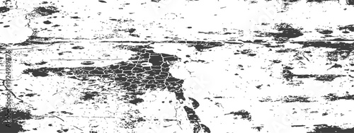 Distressed Grunge Texture Overlay Monochrome Vector Background