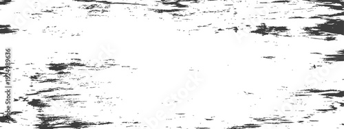 Monochromatic Grunge Texture Overlay with Distressed Scratches and Worn Effect Vector Background