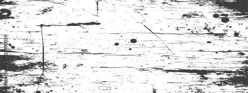 Distressed Grunge Wood Texture Background with Scratches and Ink Splatters