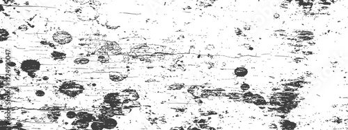 Distressed Grunge Black White Texture Background with Ink Splatters and Scratches