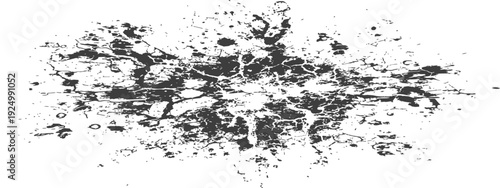 Distressed Cracked Grunge Texture Overlay Black and White